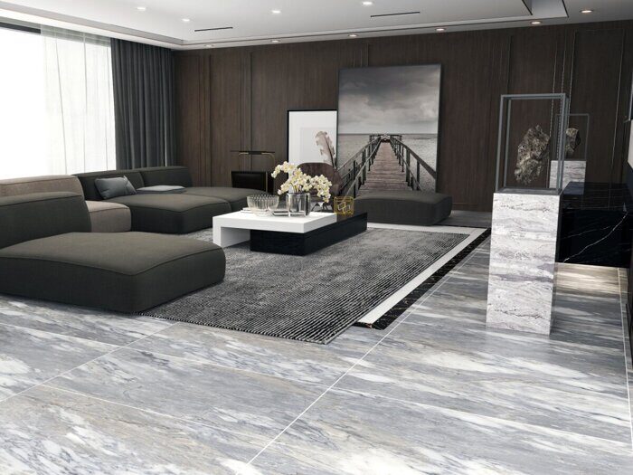 Majesty Grey Glossy, Маджести Грей полированный керамогранит 120х60см