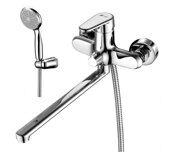 Point LM0351C смеситель для ванны и душа с плоским изливом, хром Lemark