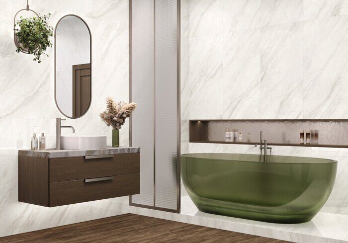 Marmorise Gray LCM керамогранит серый полированный 120х60см