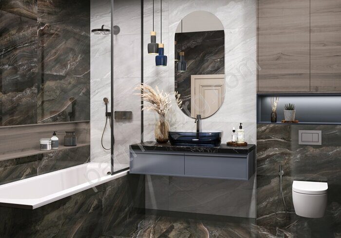 Argentina Gray LCM керамогранит светло-серый полированный 120х60см