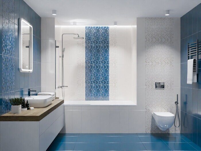 Vela Beige Confetti декор бежевый глянцевый 20х50см Azori