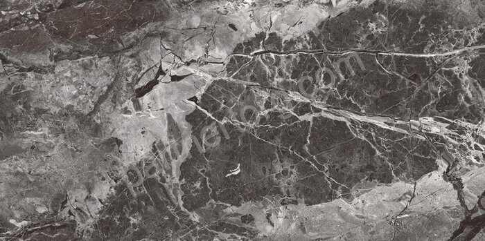 Kenya Nero черный полированный керамогранит 60х120см Laparet