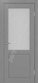 Сицилия 702.21 межкомнатная дверь серый со стеклом на выбор