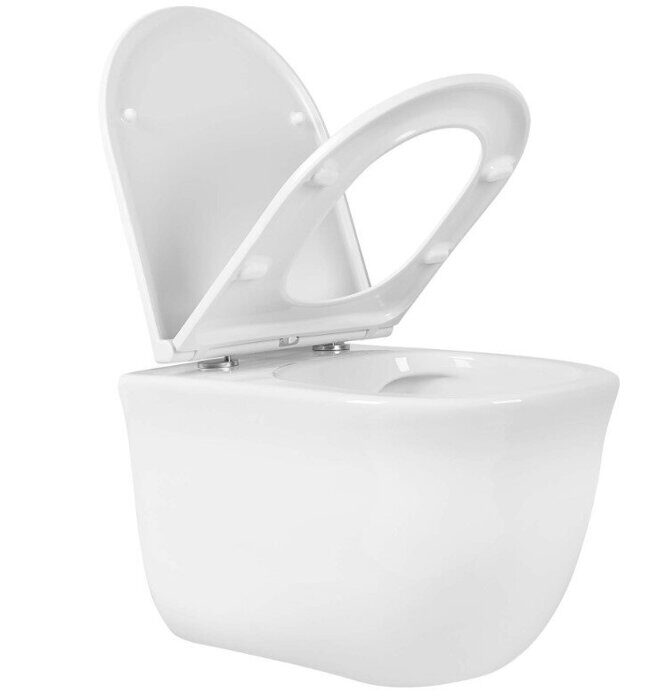 Классик Aquatek унитаз подвесной безободковый с сиденьем Soft Close AQ1112-00