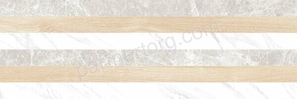 Lazio декор цветной матовый 20х60см Alma Ceramica DWU11LZO024