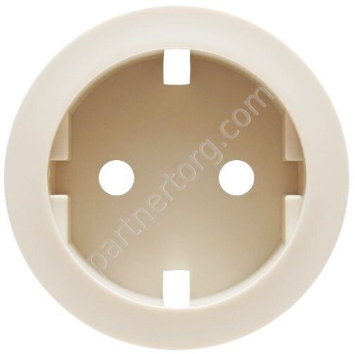 Legrand Celiane лицевая панель для силовой розетки 2К+З, цвет слоновая кость