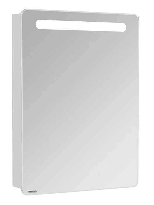 Америна 60 см шкаф - зеркало подвесной белый правый для ванной комнаты Aquaton