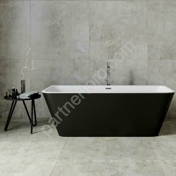 Family Perfect акриловая ванна Aquanet Gloss Finish 170х75см (панель Black matte)