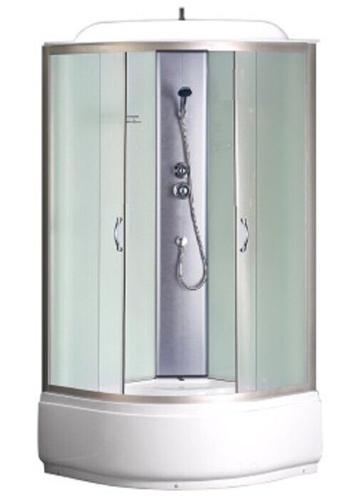 Loranto CS-6610 F, 100*100*215 душевая кабина, поддон 40см, матовое стекло