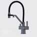 Gappo G4395-69 смеситель для кухни с подключением фильтра для питьевой воды оружейная сталь