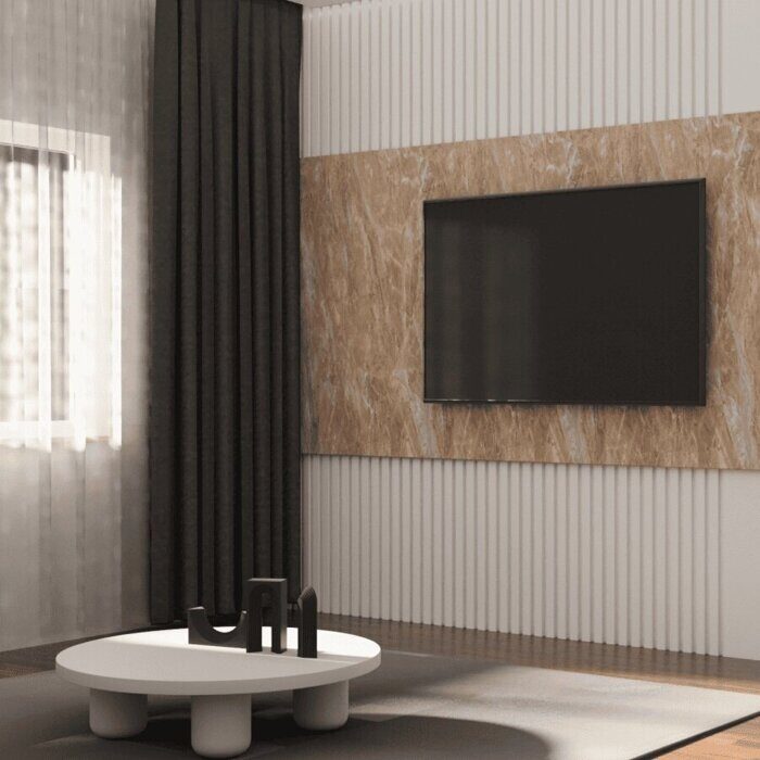 Панель ПВХ сатин Novita Wall Фуджи 120х60см, 2,5мм