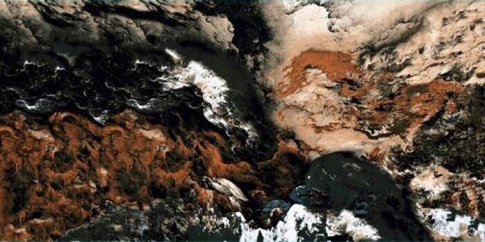 Green Dust High Glossy черный керамогранит полированный 120х60см