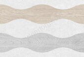 Киото серая керамическая плитка Волны матовая Керамин 40х27.5см