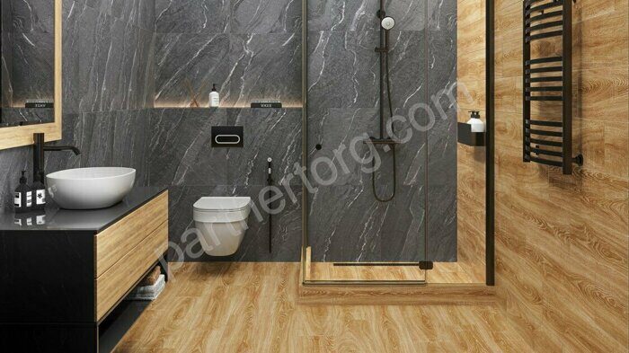 Almond керамогранит бежевый матовый 20х90см Alma Ceramica GFA92AMD48R