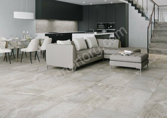 Kailas Light Brown KA03 светло-коричневый неполированный керамогранит 60х120см Estima