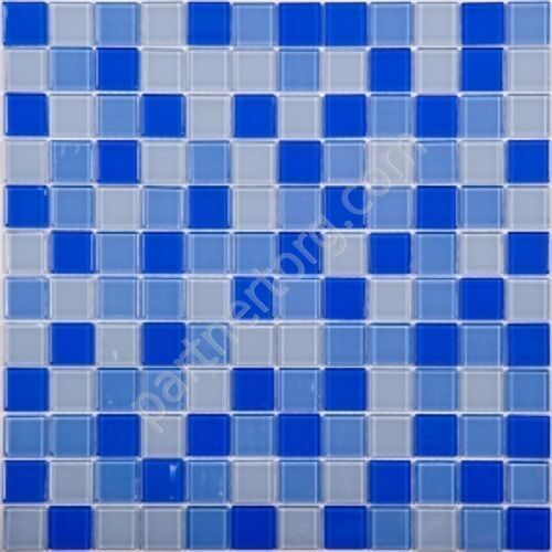 Синяя стеклянная мозаика Crystal series J-347