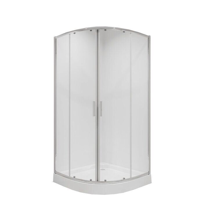 Niagara NG-6686-08, душевое ограждение, дверь раздвижная, 80х80х195 см, прозрачное стекло 6 мм, профиль хром