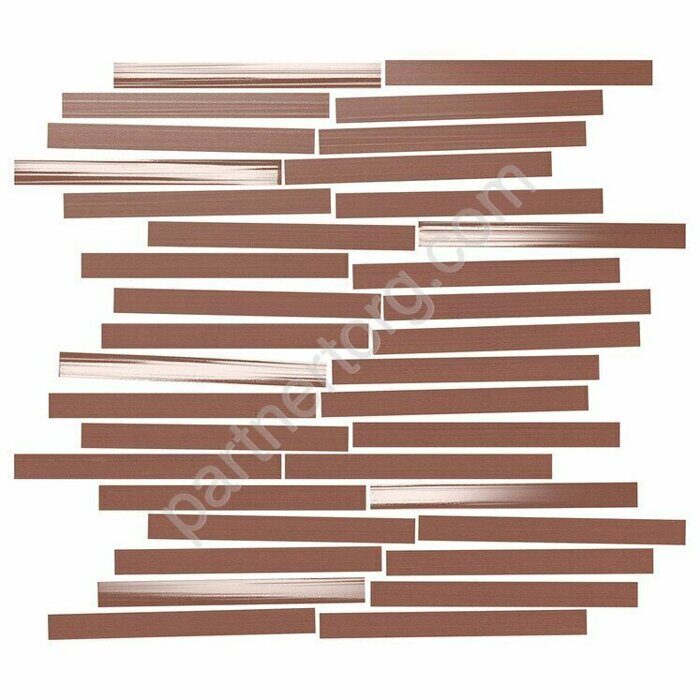 Element Silk матовая декоративная вставка бежевая Italon 25x75см