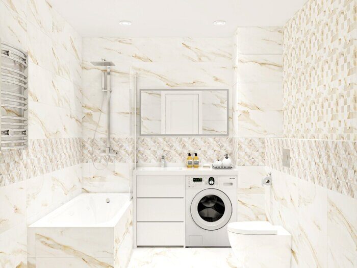Calacatta Royal Vitrage декор бежевый матовый 31х63см Azori
