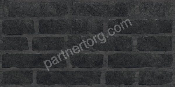 Loft черный матовый керамогранит 60х30см Laparet