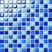 Сине-голубая керамическая мозаика Porcelain series PW2323-03