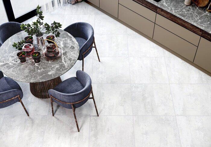 Centro White New Trend керамогранит серый матовый 60х60см