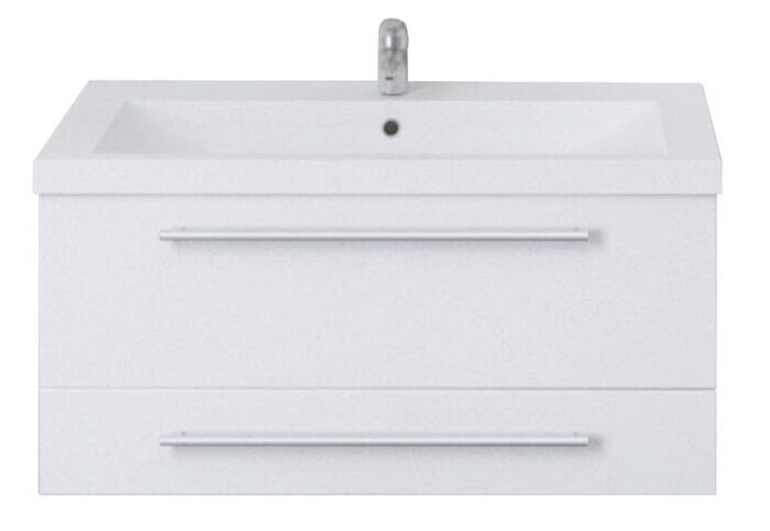 Соната 90П тумба 2я подвесная белая