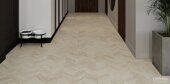 Шеврон Бриссак замковый кварц-виниловый ламинат ISOCORE Vinilam Parquet 8,5 мм с фаской
