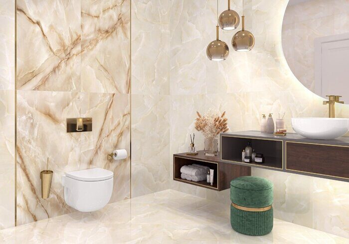 Talisman Onyx Crema LCM керамогранит бежевый глянцевый 120х60см