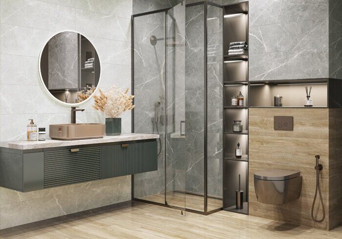 Woodstyle Oak Delacora настенная плитка светло-коричневая матовая 30х90см