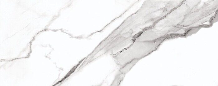 Polar настенная плитка белая полуматовая 20х50см Azori