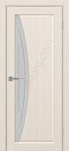Сицилия 722.21 линии межкомнатная дверь ясень перламутровый со стеклом мателюкс