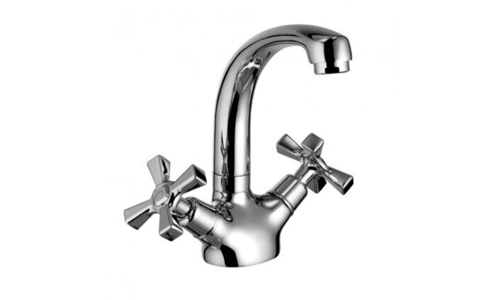 Benefit LM2507C, смеситель для раковины с поворотным изливом, хром Lemark