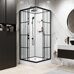 Niagara Standart ST90/15QL/KL/BKT душевая кабина  квадратная 90х90х200 см, черный профиль, прозрачное стекло, низкий поддон