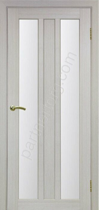 Парма 413.212 межкомнатная дверь дуб беленый FL со стеклом на выбор