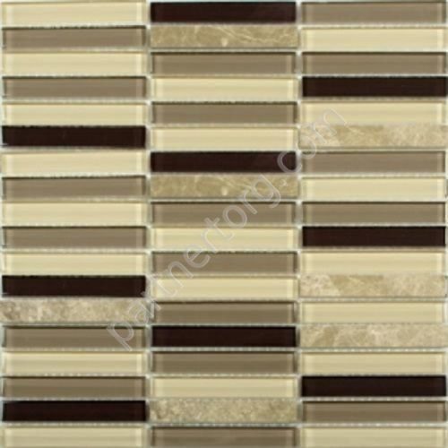 Черно-коричневая комбинированная мозаика Exclusive series S-810