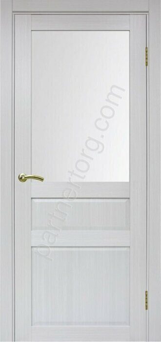 Тоскана 631.211ОФ3 межкомнатная дверь ясень серебристый FL со стеклом мателюкс