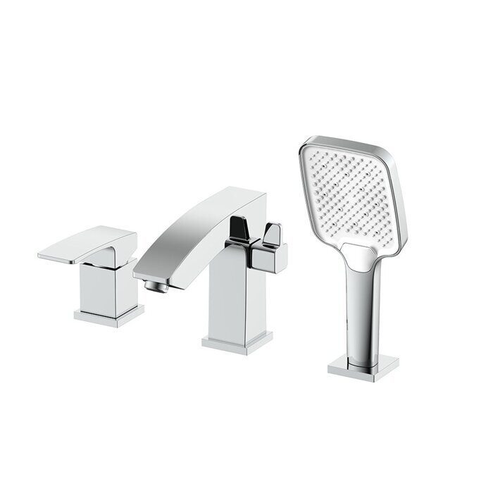 Raglo R01.31 смеситель для ванны на 3 отверстия, хром