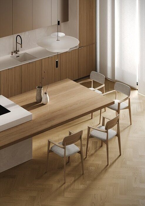 Дуб Шампань 44-414 Quartz Parquet Fargo замковый кварцевый паркет