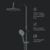 Душевая система стойка с тропическим душем, чёрный, F0780222 Like AM.PM