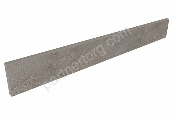 Traffic Dark Grey TF03 темно-серый неполированный керамогранит 7х60см Estima Плинтус