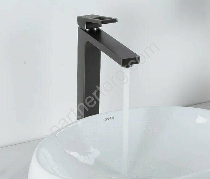 Gappo G1017-92 смеситель для раковины высокий Оружейная сталь