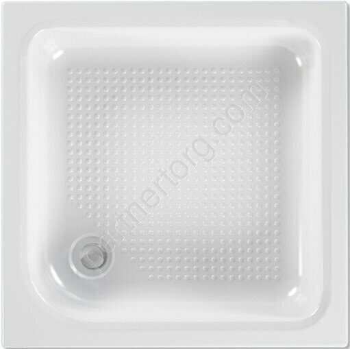 Universal S 80х80х30см душевой поддон высокий акриловый белый