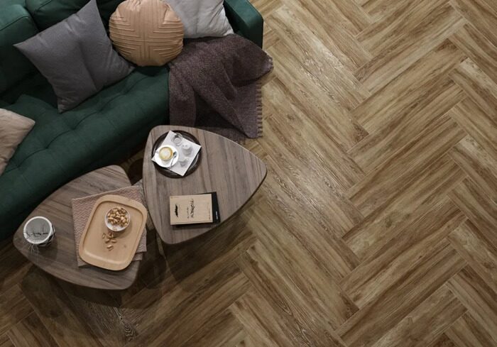 Sanray керамогранит коричневый матовый 20х90см Alma Ceramica GFA92SNR40R