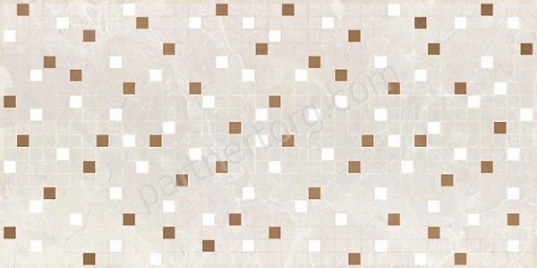 Nemo Helias бежевый полированный керамический декор 20х40см Laparet 04-01-1-08-03-11-1362-0