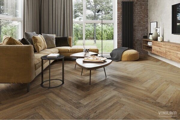 Тусон LVT клеевая плитка ПВХ Parquet Herringbone Glue 2,5 мм