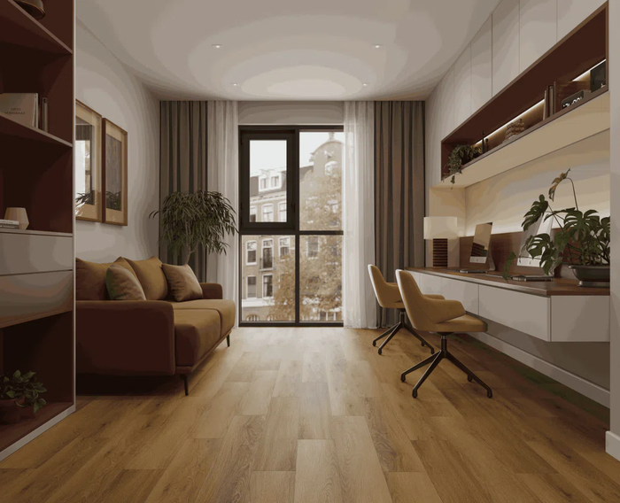 Селен Титан 6 SPC замковая кварцвиниловый ламинат Alpine Floor ECO 28-10
