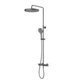 Duna Iddis душевая система с тропическим душем графит DUNGMSTi06