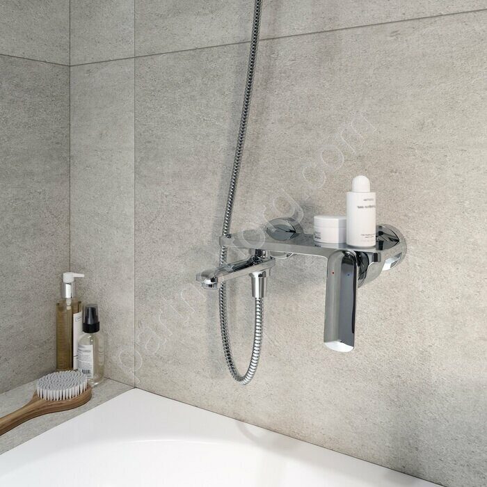 Dash Iddis смеситель для ванны с коротким изливом, хром DASSB00i02WA