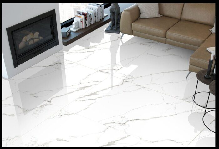 Canova White Sugar, Канова серый с сахарным эффектом керамогранит 120х60см